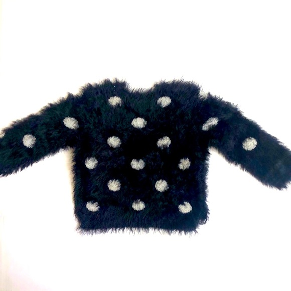 H&M Fluffy Polka Dot Sweater, Size 1.5-2 Years - Picture 3 of 4